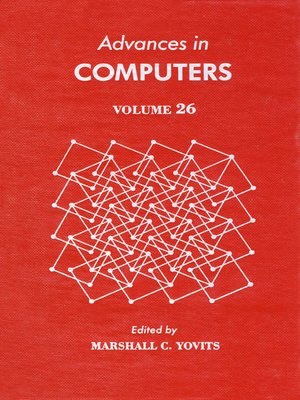 cover image of Advances in Computers